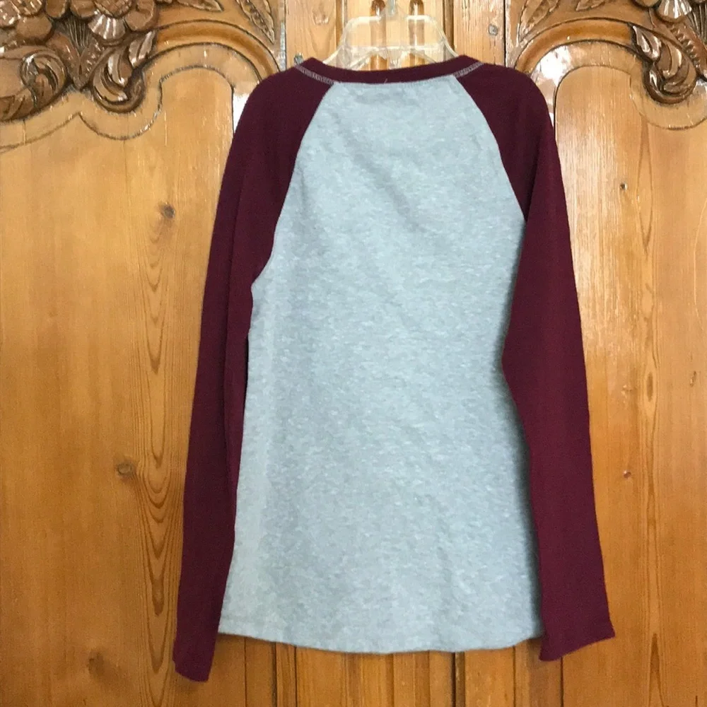 Justice Girl’s Long Sleeved Baseball Style Tee